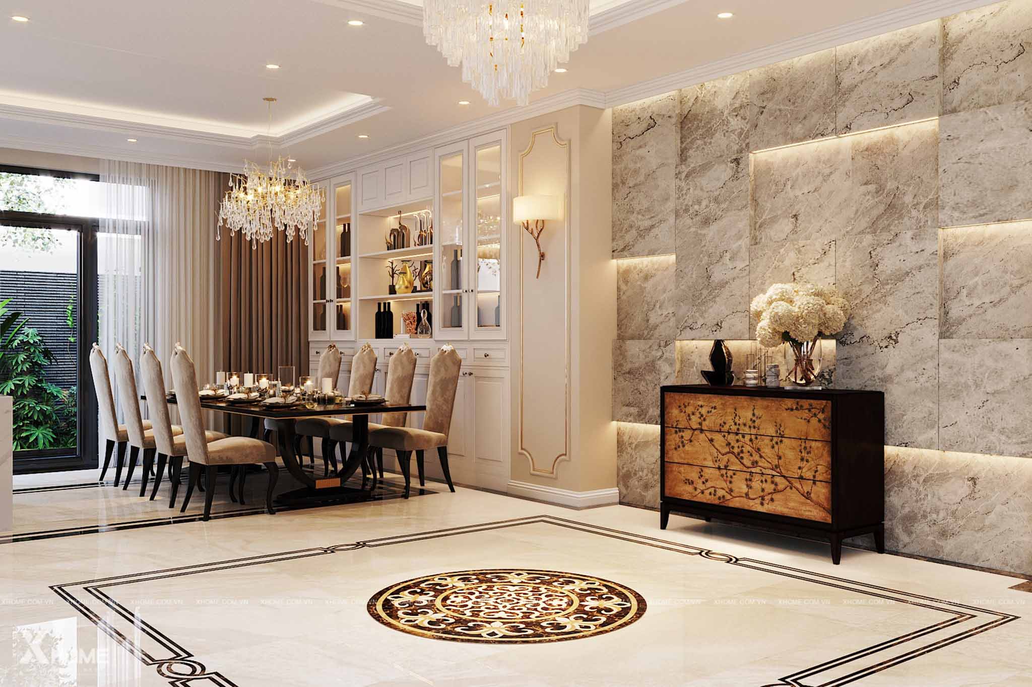 Xu hướng thiết kế nội thất tân cổ điển